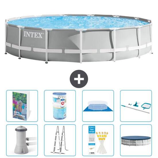 Piscine Prism Frame Ronde - 457x107 cm - 9-pièces S542
