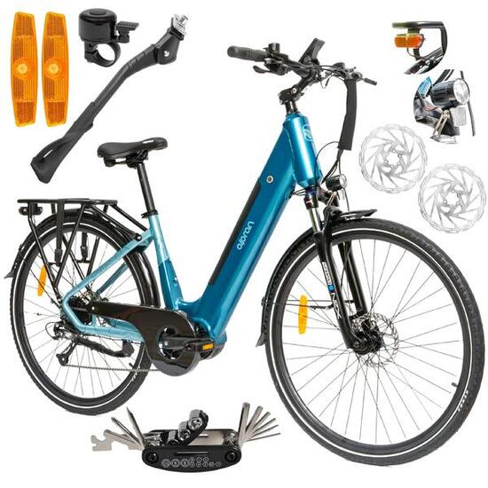 Rower Elektryczny Trekkingowy Olpran Tilia Low Koła 28