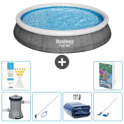 BESTWAY Piscina Bestway Fast Set Redonda - 396x84 cm - 5-piezas S323