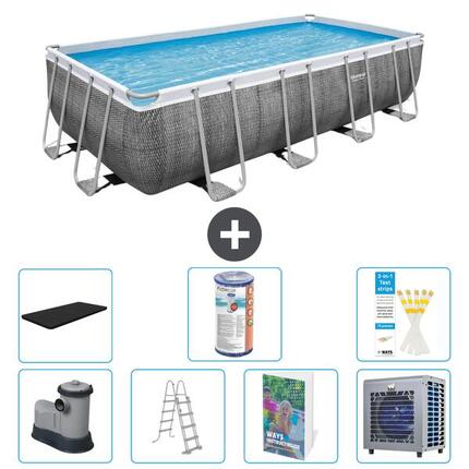 BESTWAY Piscina Bestway Power Steel Rectangular - 549x274x122 cm - S551