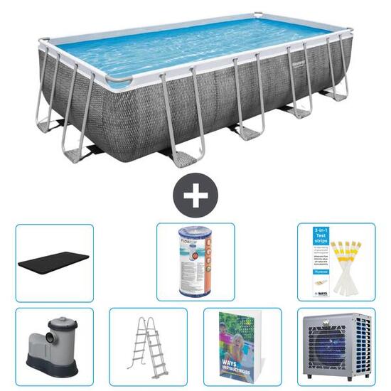 BESTWAY Piscina Bestway Power Steel Rectangular - 549x274x122 cm - S551