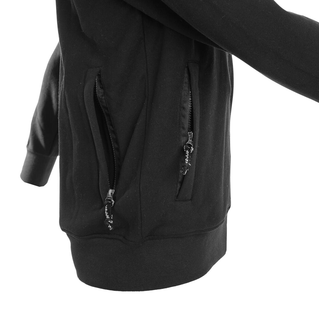 Sportlicher Hoodie Herren Schwarz 3/4