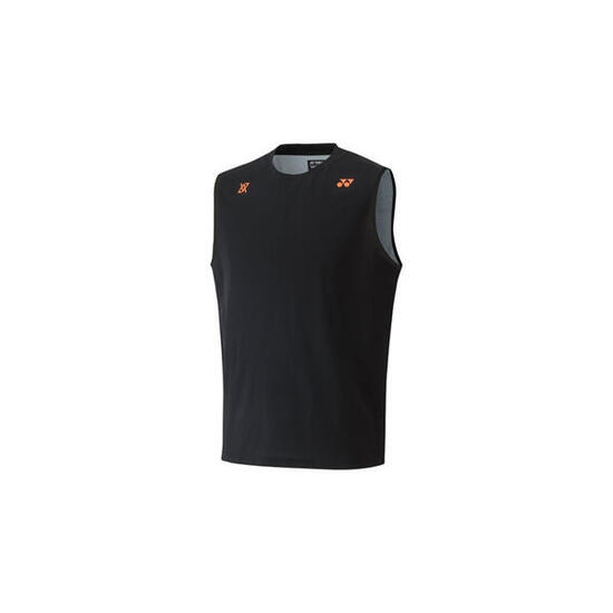 Herren - badminton - poloshirt - 16823EX - ärmellos - schwarz