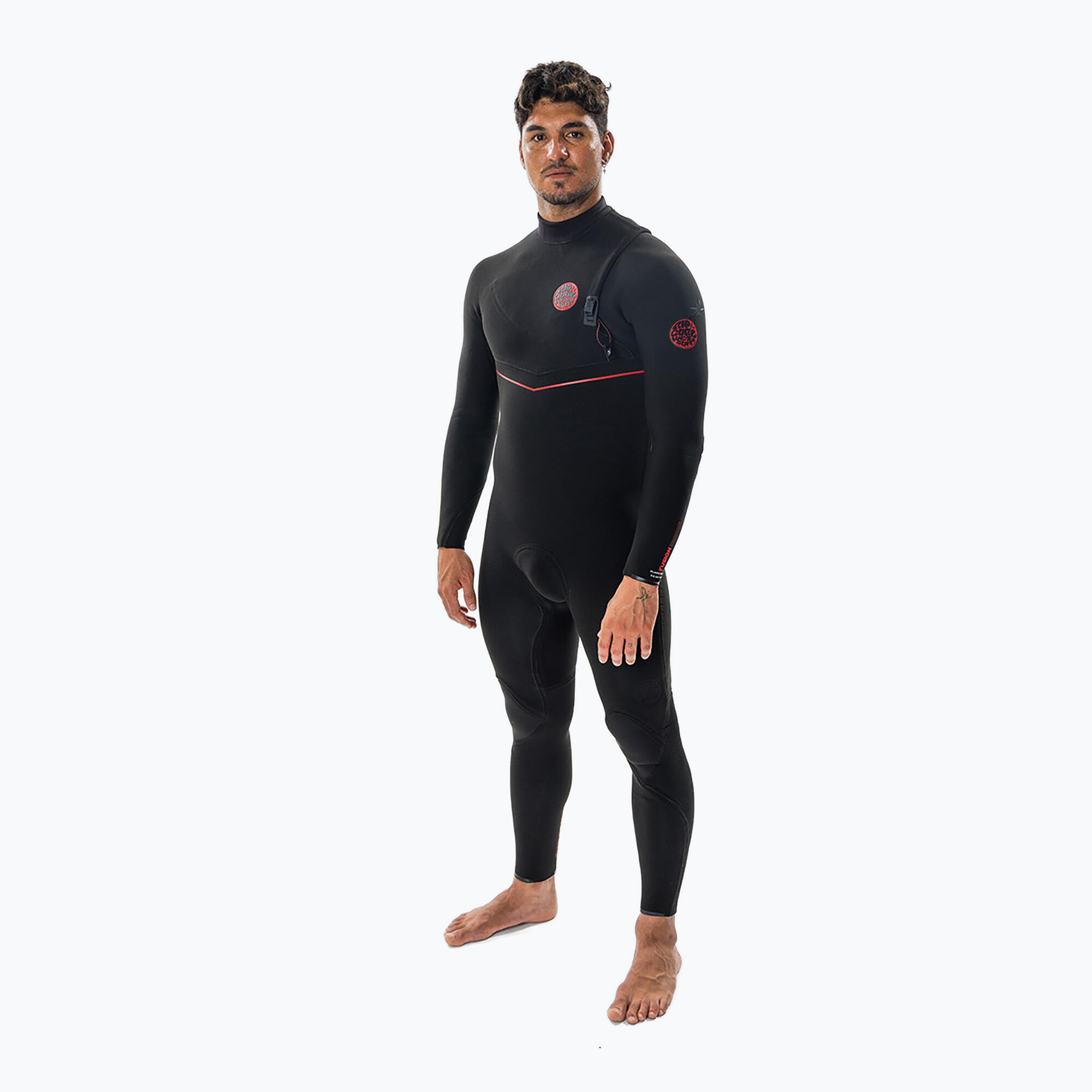 Pianka  do pływania męska Rip Curl Flashbomb Fusion 5/3mm Zip Free black 3/3