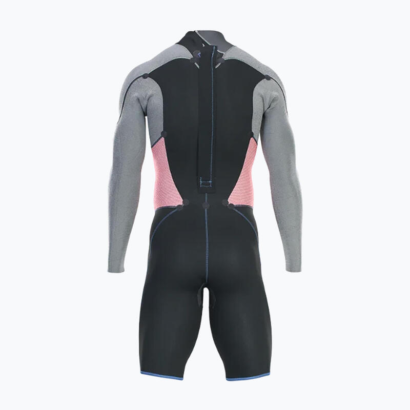 Costum de înot bărbați ION Element 2/2 mm Shorty cu fermoar la spate indigo dawn