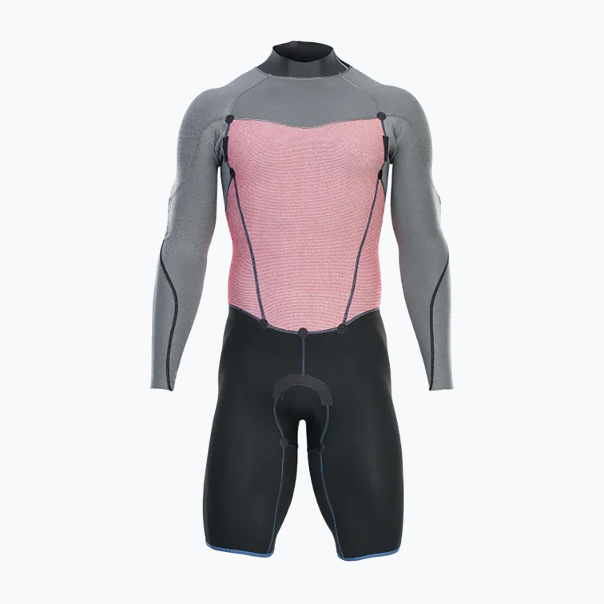 Pianka do pływania męska ION Element 2/2 mm Shorty Back Zip indigo dawn 4/6