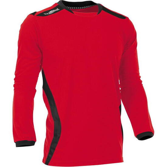 Hummel Club Maillot À Manches Longues Hommes - Rouge / Noir