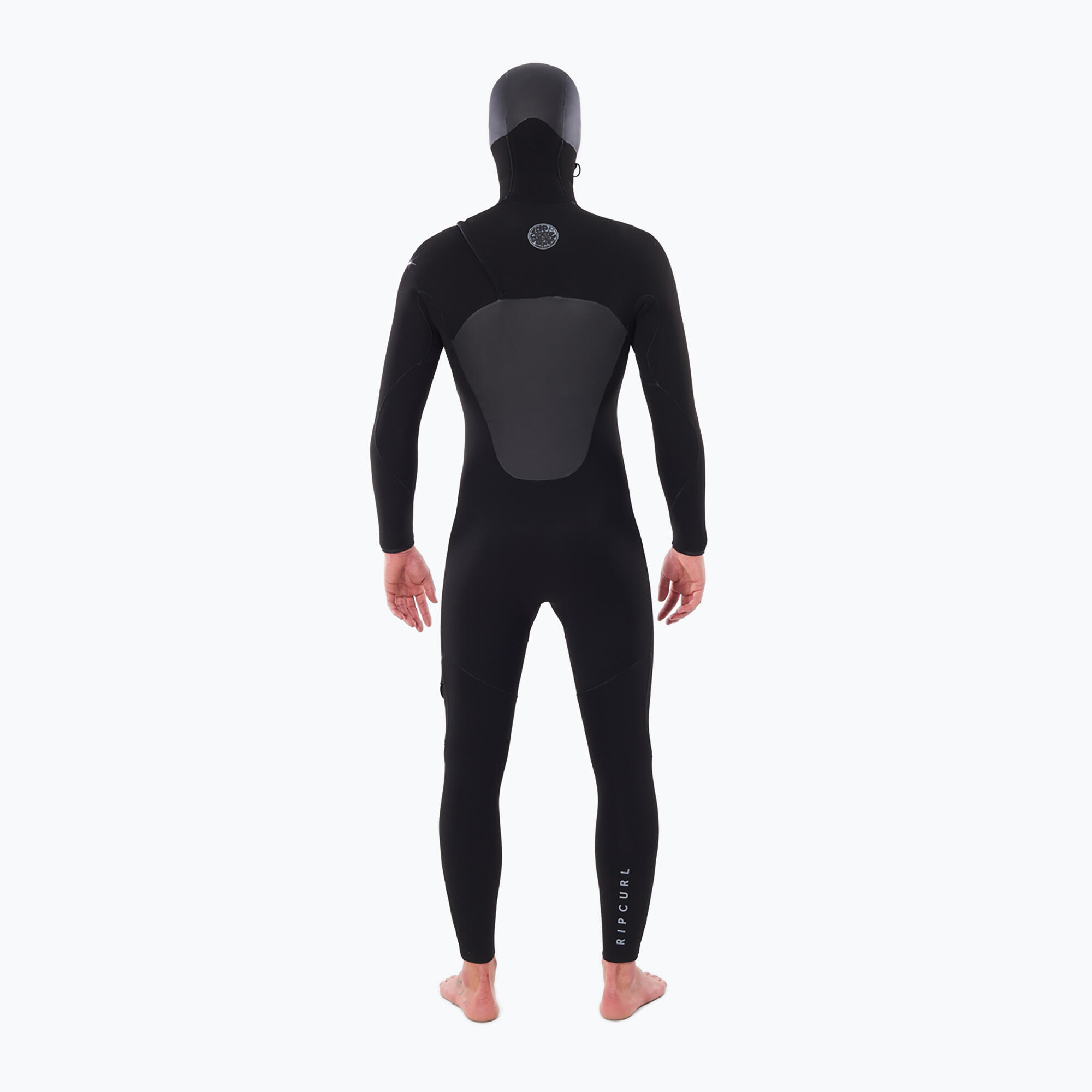 Pianka do pływania męska Rip Curl Flashbomb 5/4mm Hooded Chest Zip black 2/5