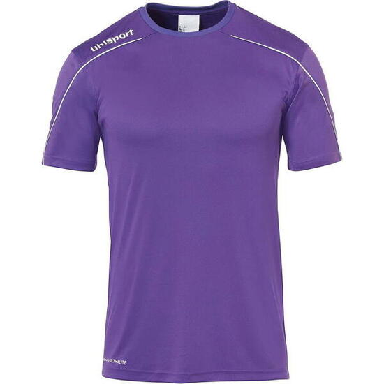 Uhlsport Stream 22 Maillot Manches Courtes Enfants - Mauve / Blanc