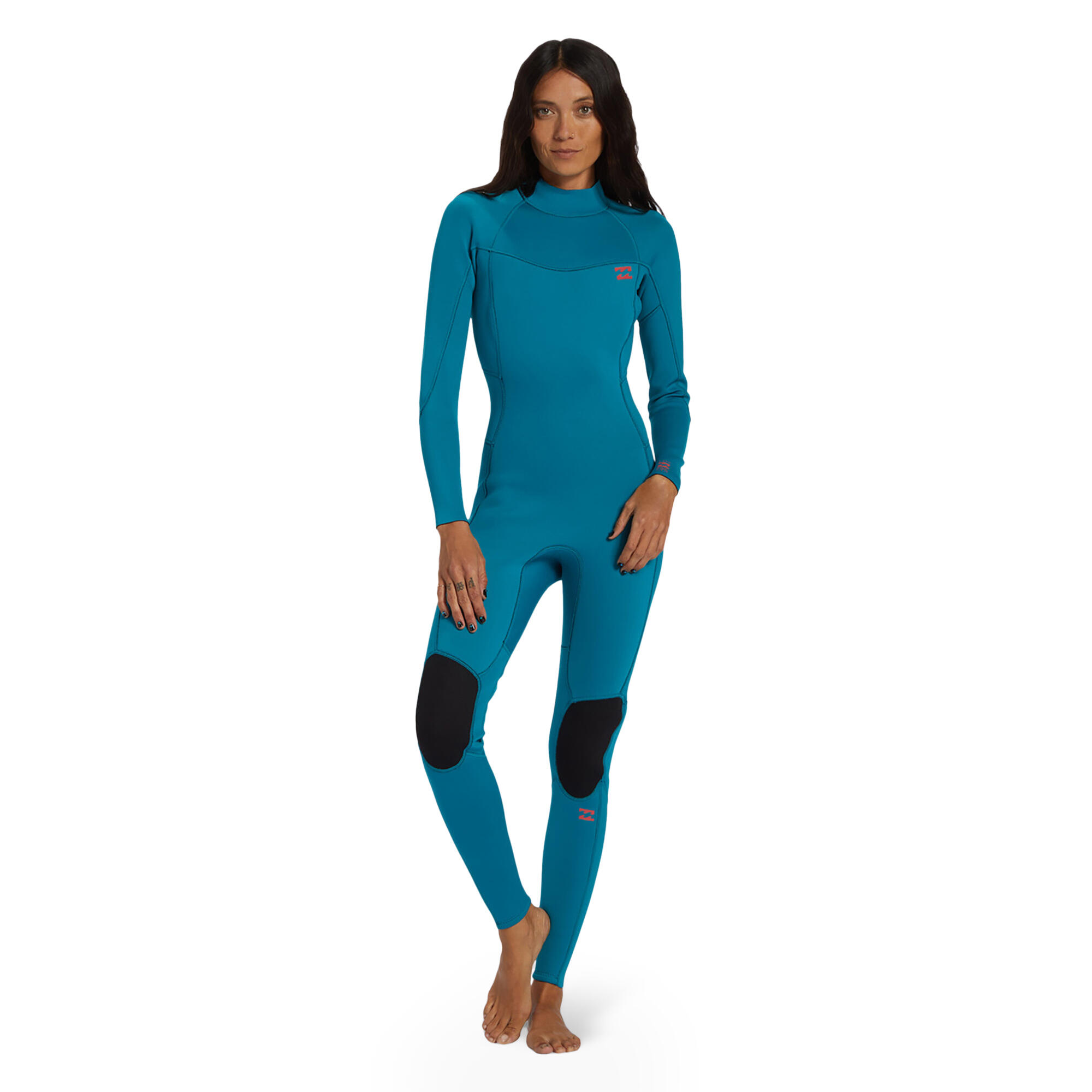 Pianka do pływania damska Billabong 3/2 mm Foil Back Zip marine 7/7