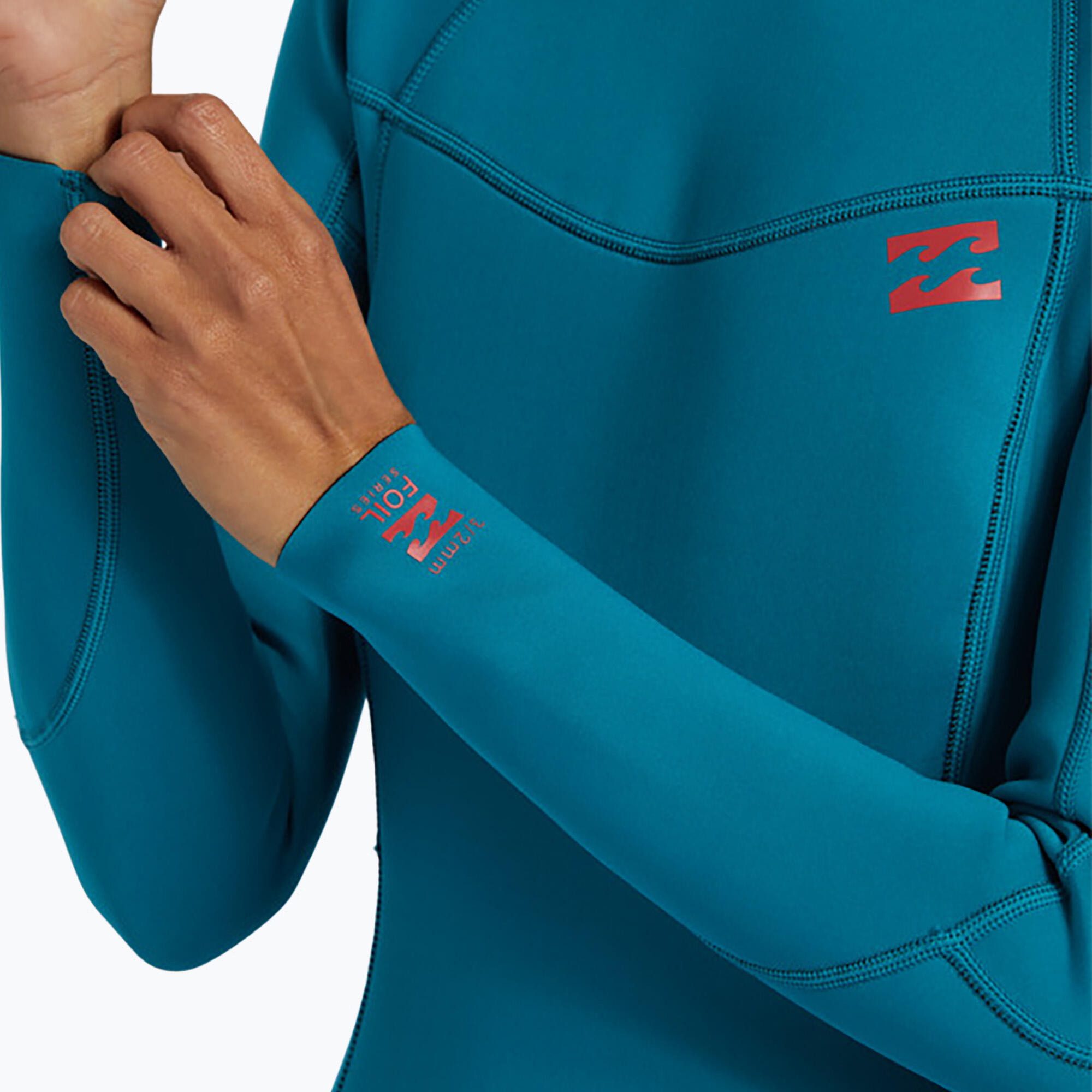 Pianka do pływania damska Billabong 3/2 mm Foil Back Zip marine 5/7