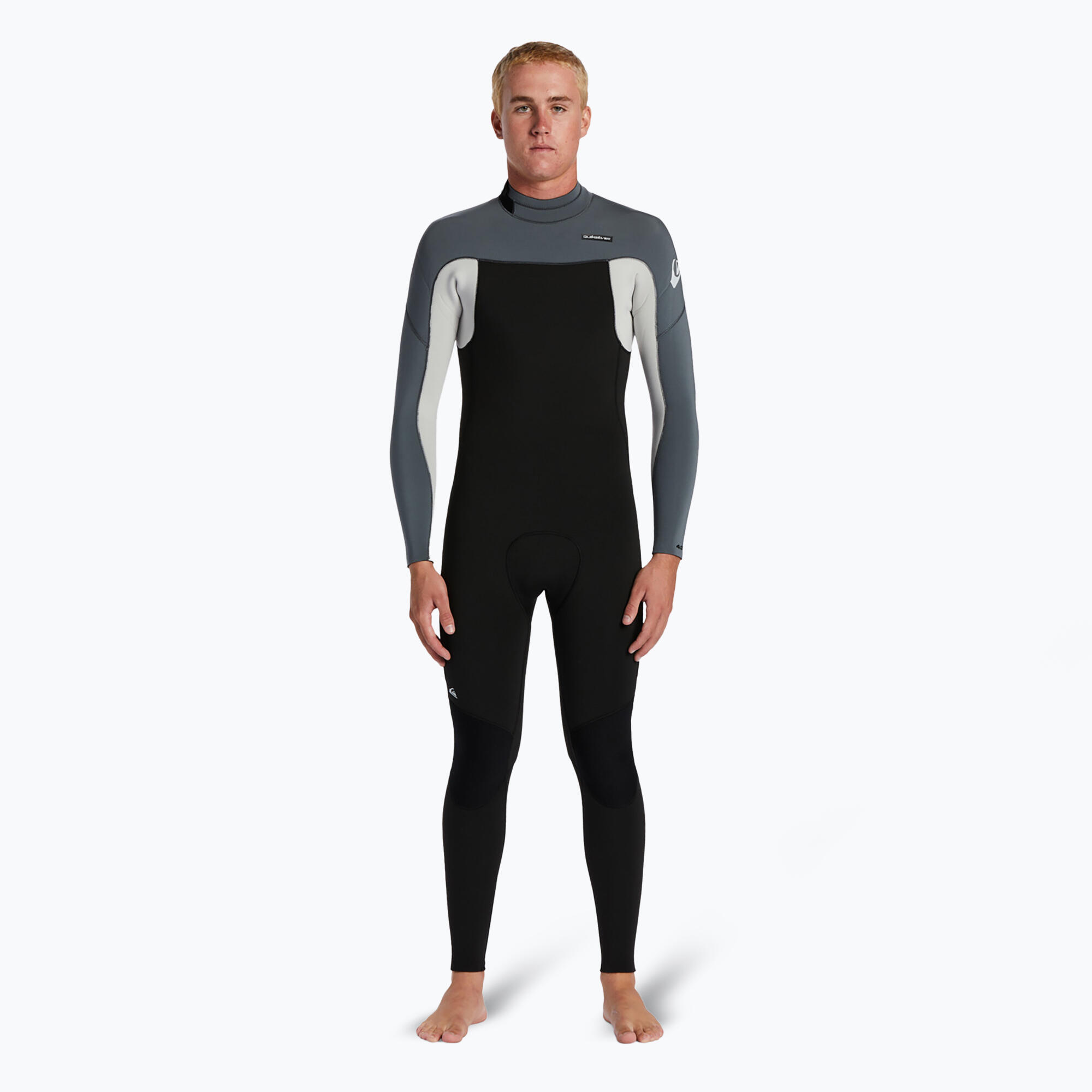 Pianka do pływania męska Quiksilver Everyday Sessions 3/2 mm Back Zip black/ash