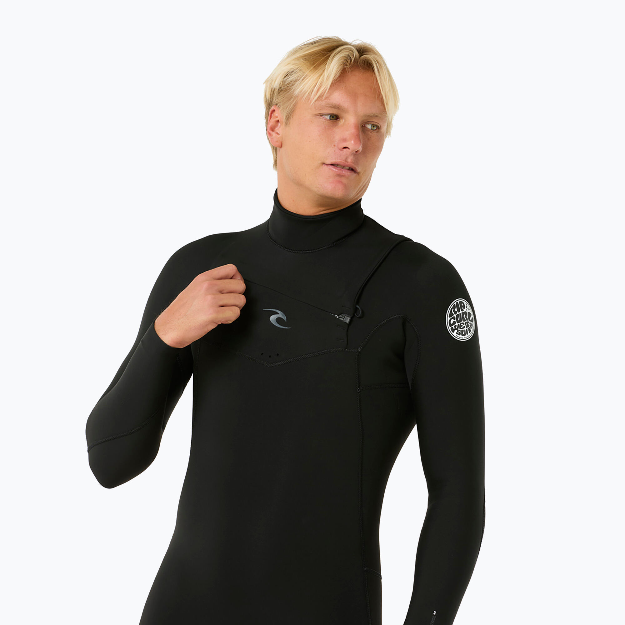 Pianka do pływania męska Rip Curl Dawn Patrol 4/3 mm Chest Zip black 4/5