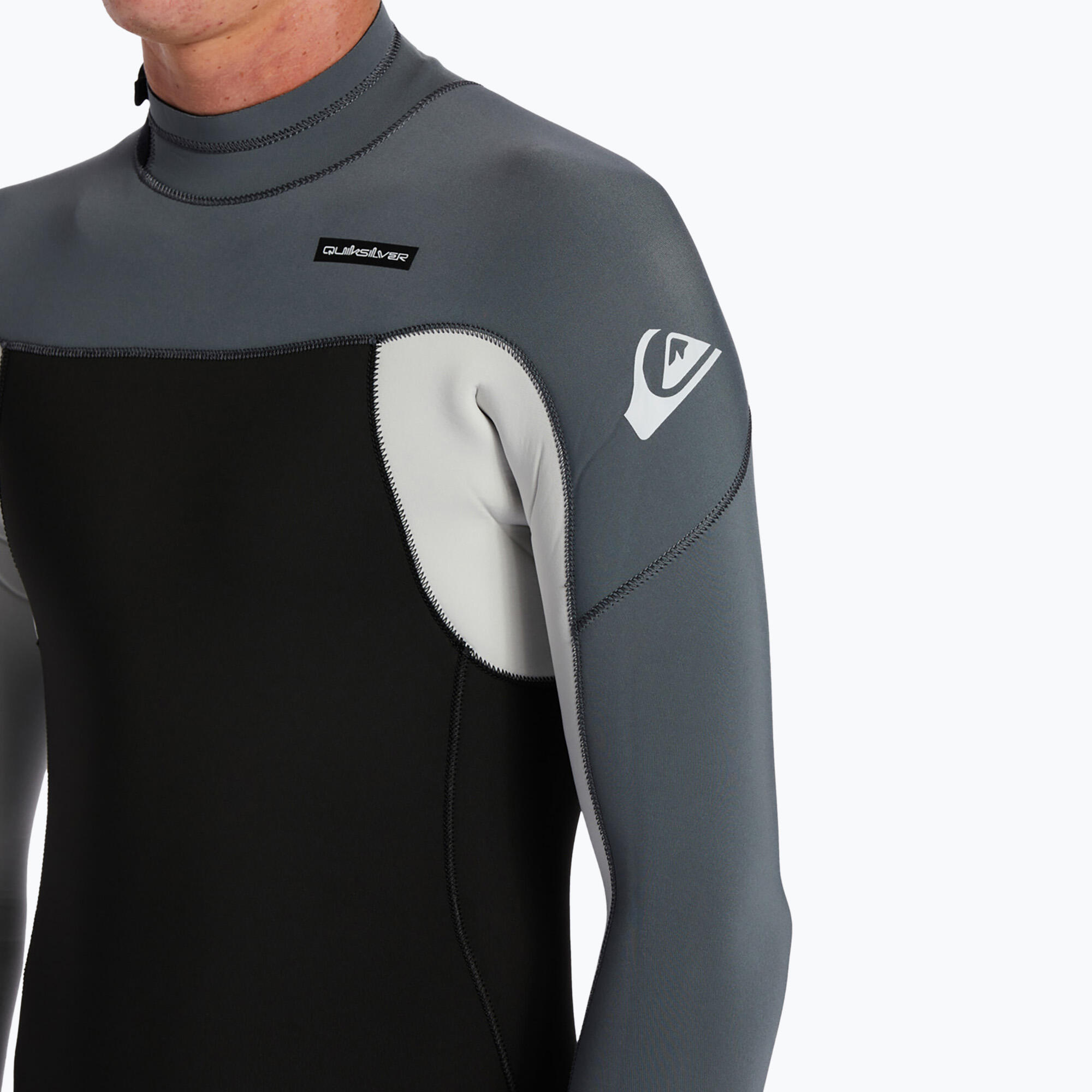 Pianka do pływania męska Quiksilver Everyday Sessions 3/2 mm Back Zip black/ash 4/5
