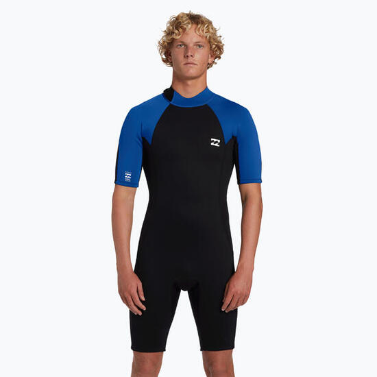 Pianka do pływania męska Billabong 2 mm Foil Back Zip Spring mid blue
