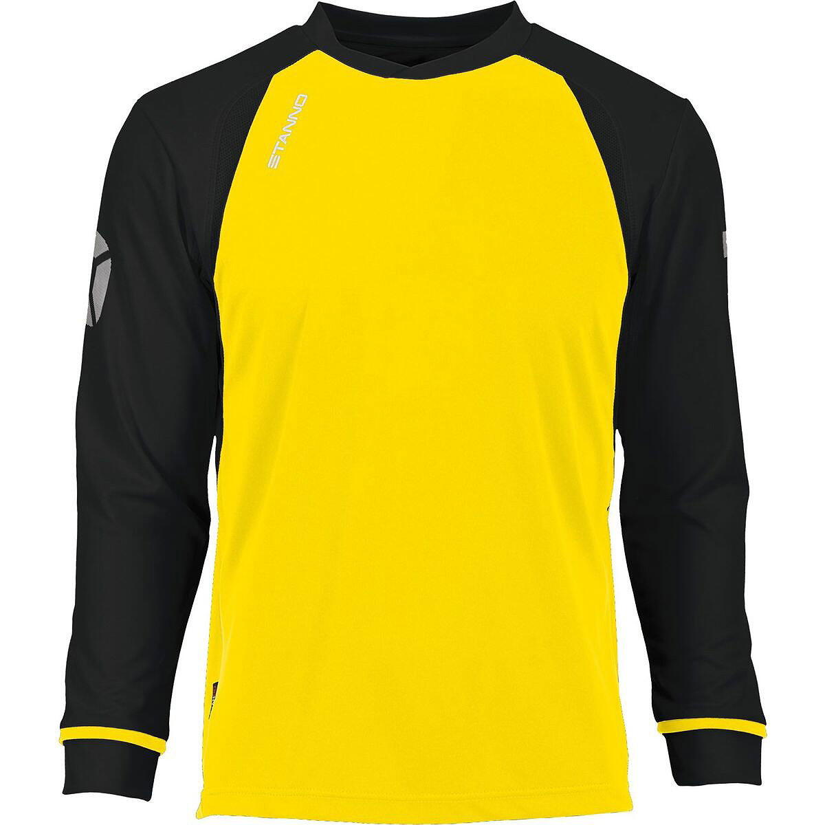 Stanno Liga Voetbalshirt Lange Mouw Heren - Geel, Zwart 2/5