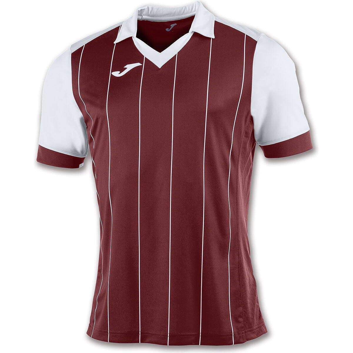 Joma Grada Maillot Manches Courtes Homme - Blanc / Bordeaux 1/1