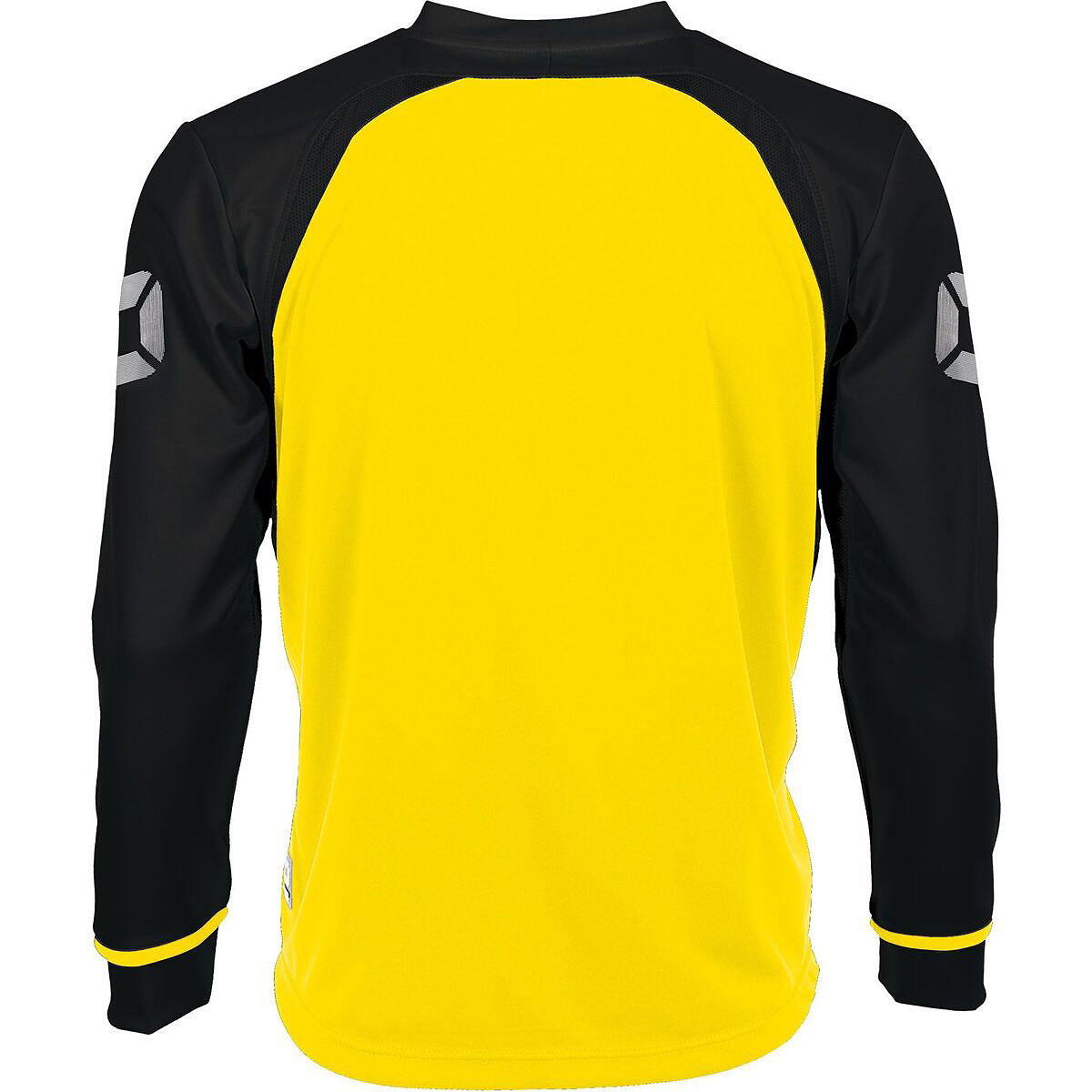 Stanno Liga Voetbalshirt Lange Mouw Heren - Geel, Zwart 5/5