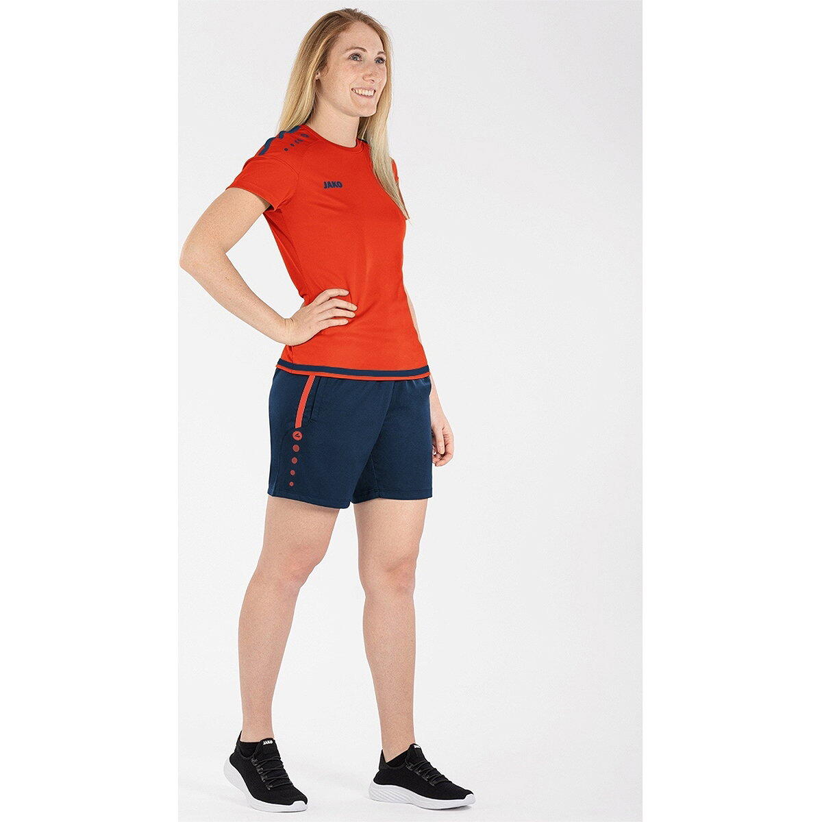 Jako Competition 2.0 Short Dames - Navy / Flame | 38-40 5/5