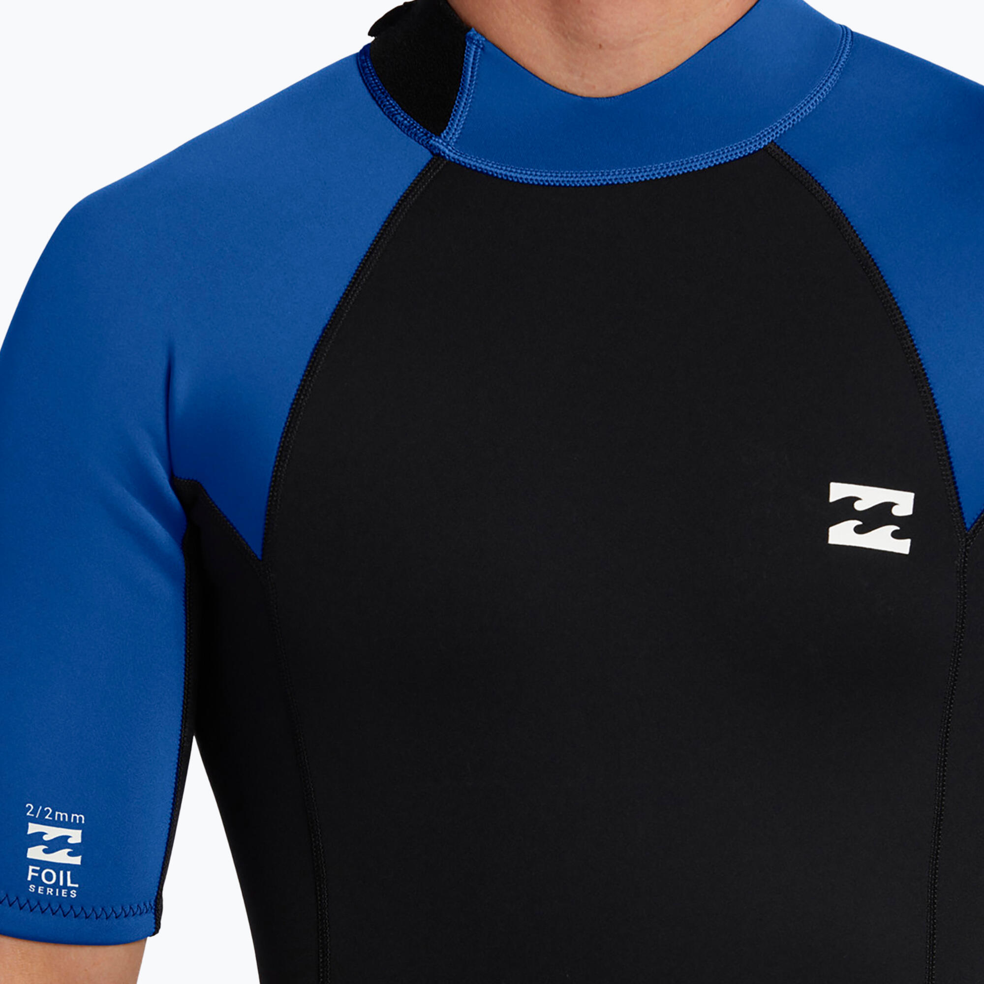 Pianka do pływania męska Billabong 2 mm Foil Back Zip Spring mid blue 5/6