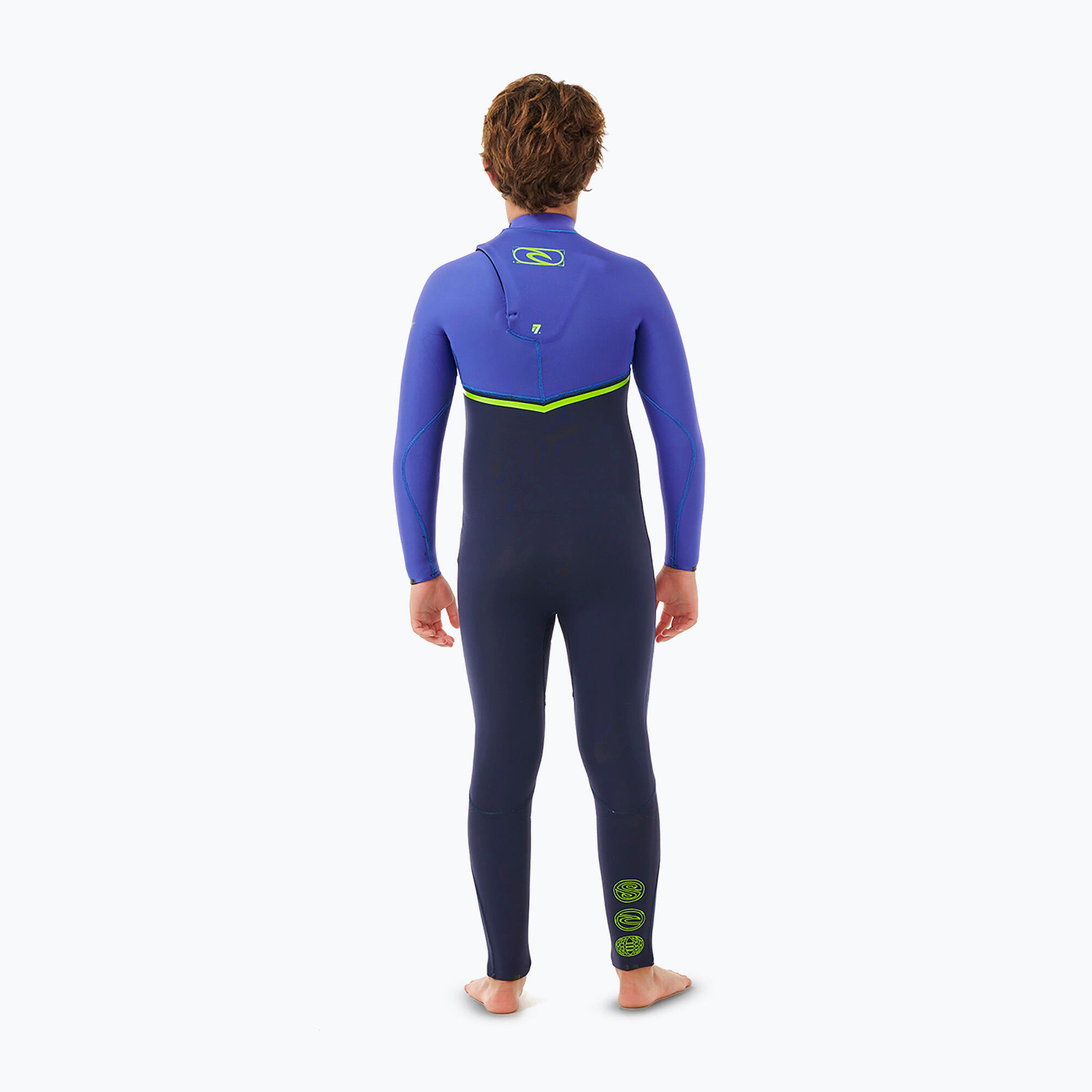 Pianka do pływania dziecięca Rip Curl Flashbomb 3/2 mm Chest Zip wild berry 2/5