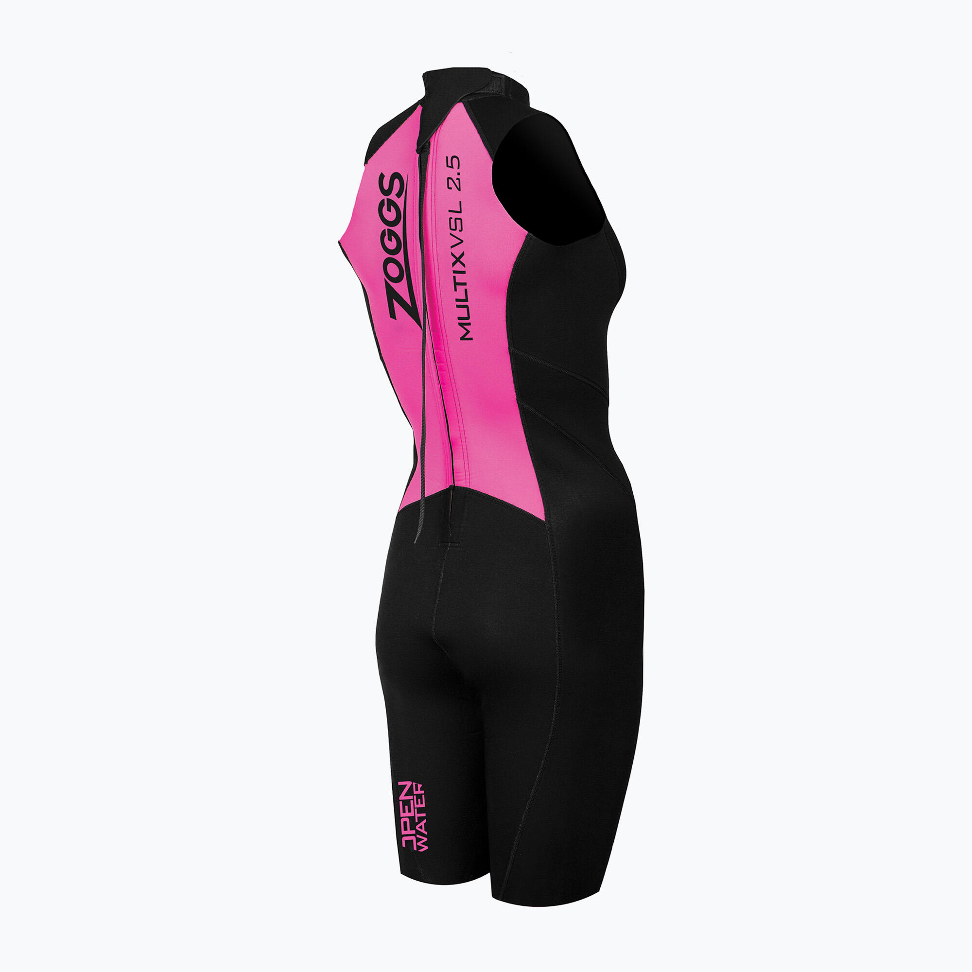 Pianka do pływania damska Zoggs OW Multix VSL 2,5 mm black/pink 2/3