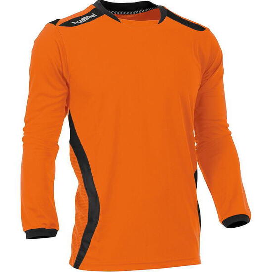 Hummel Club Maillot Manches Longues Homme - Orange / Noir L