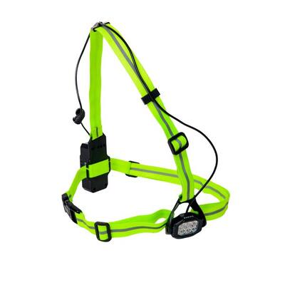 Borstlamp voor hardlopen led 800 lumen usb-c oplaadbaar boston 600 neon