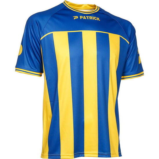 Patrick Coruna Maillot Manches Courtes Homme - Royal / Jaune 3XL
