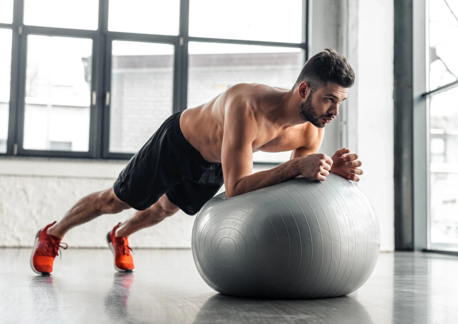 Piłka gimnastyczna 75cm DBX Bushido 3/5