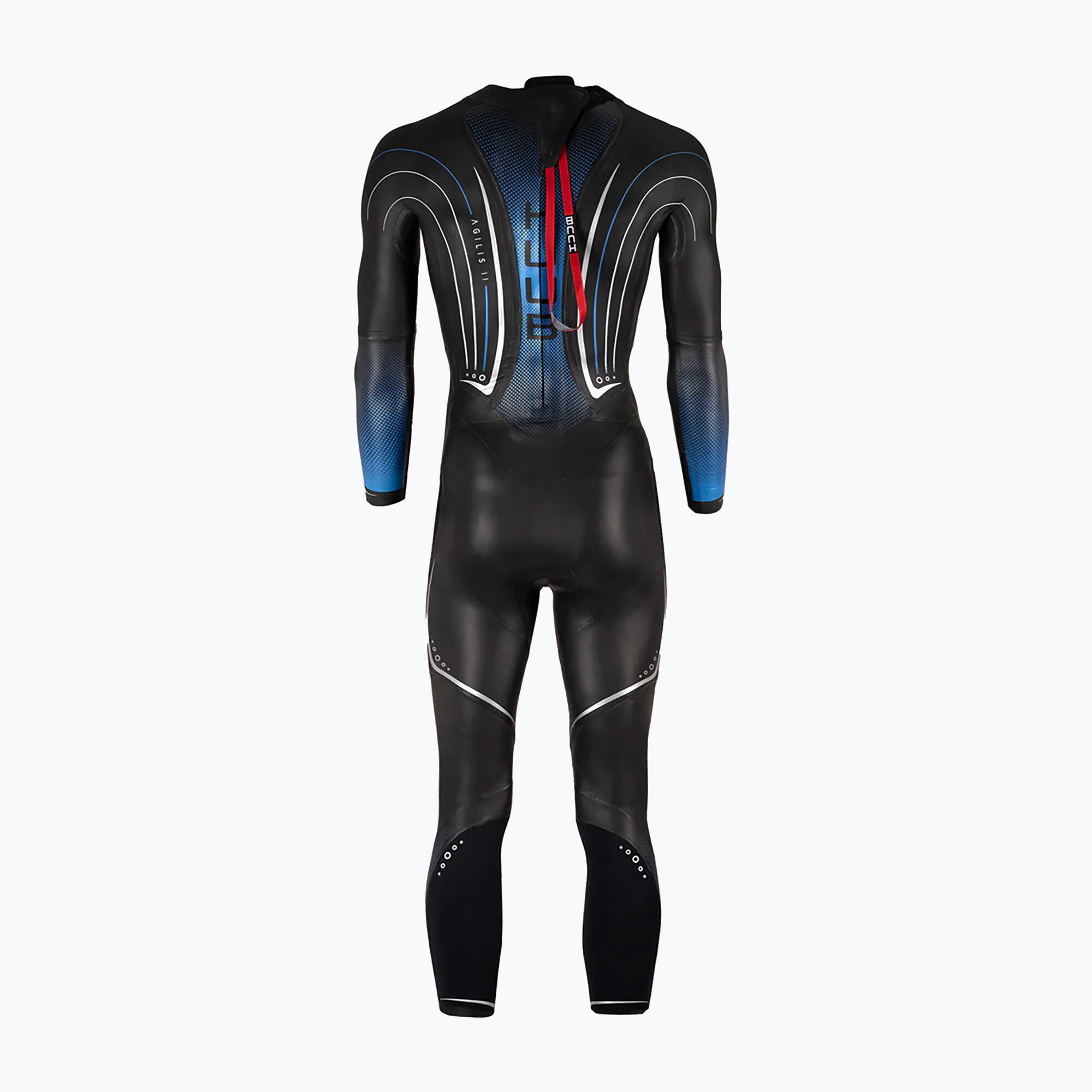 Pianka triathlonowa męska HUUB Agilis II 3:5 mm metalic blue 2/7