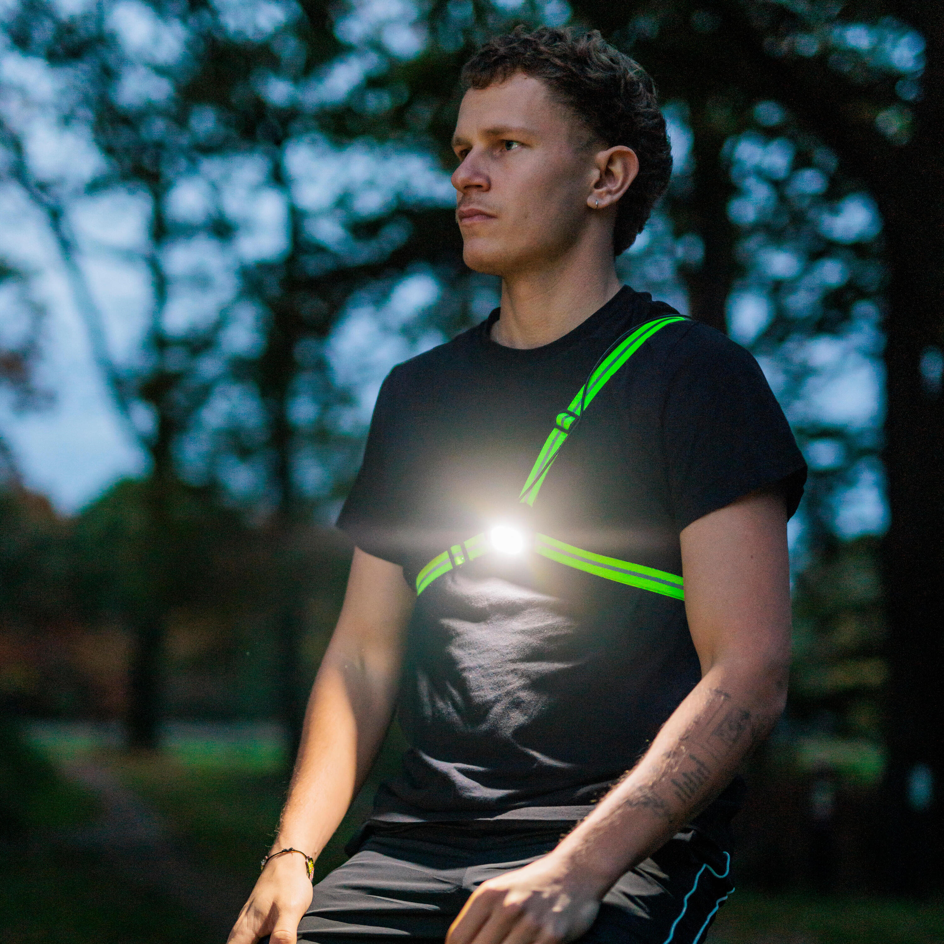 Borstlamp voor hardlopen LED 800 lumen USB-C oplaadbaar Boston 600 Neon 6/7