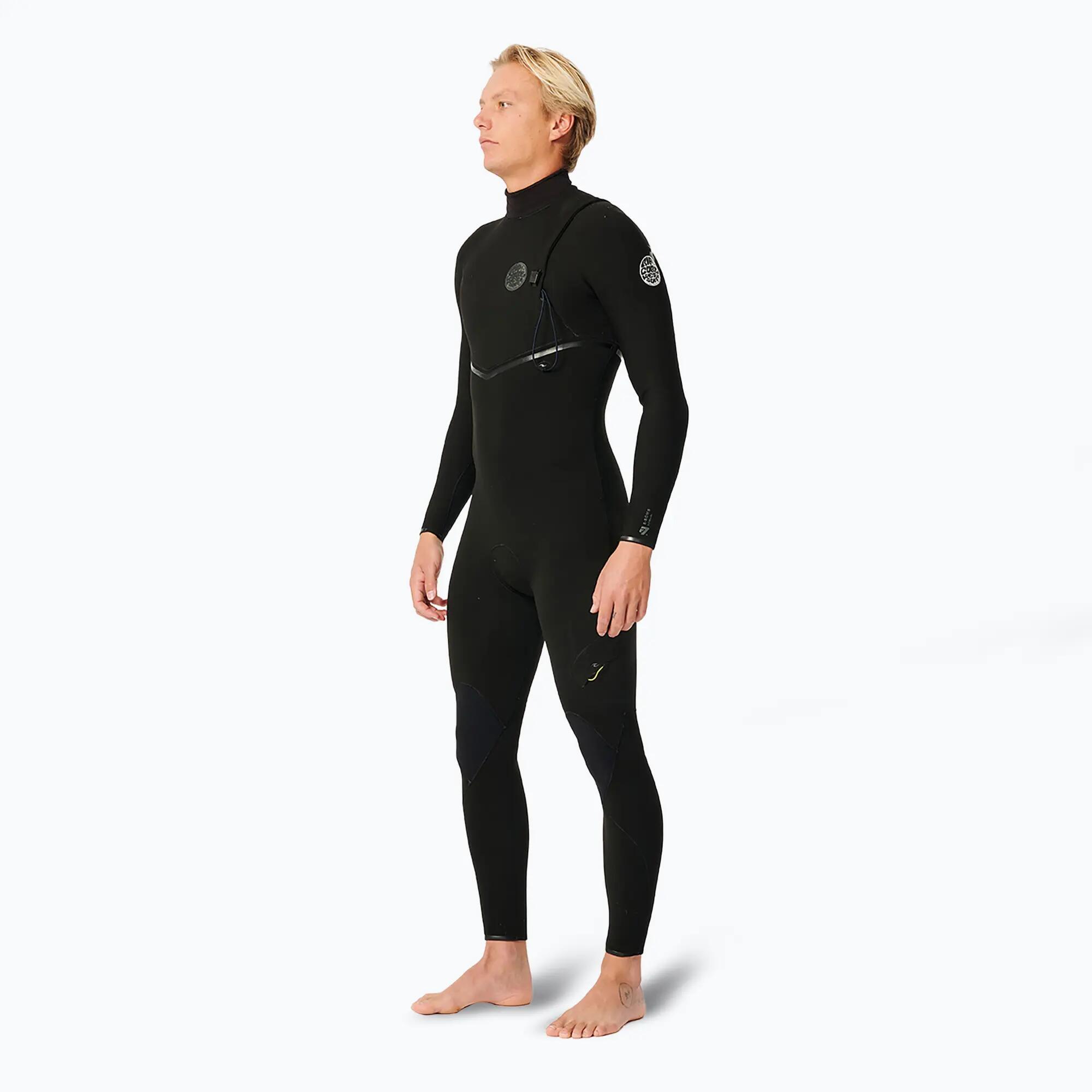 Pianka do pływania męska Rip Curl E Bomb 4/3 mm Zip Free black 3/3