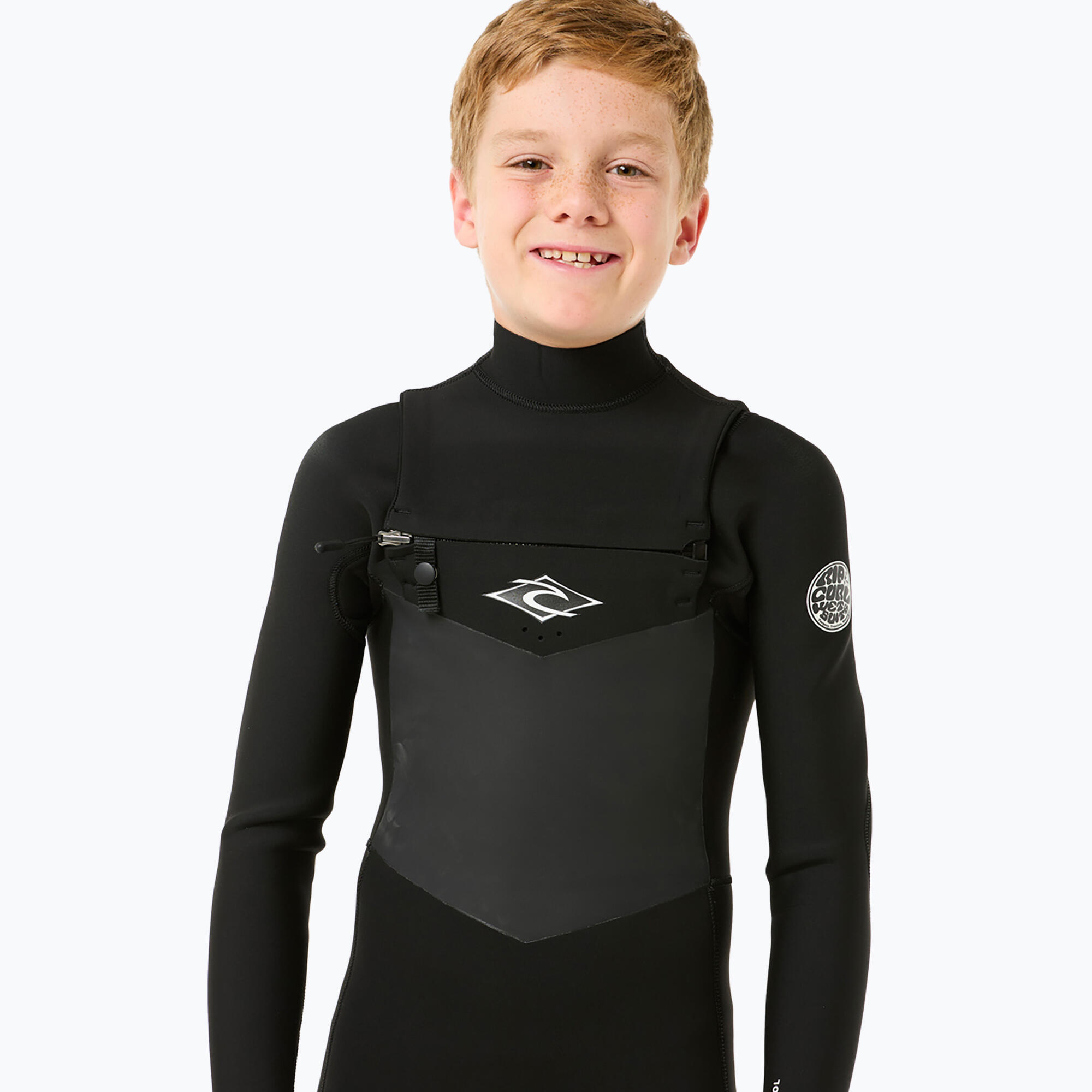 Pianka do pływania dziecięca Rip Curl Dawn Patrol 4/3 mm Chest Zip black 5/5