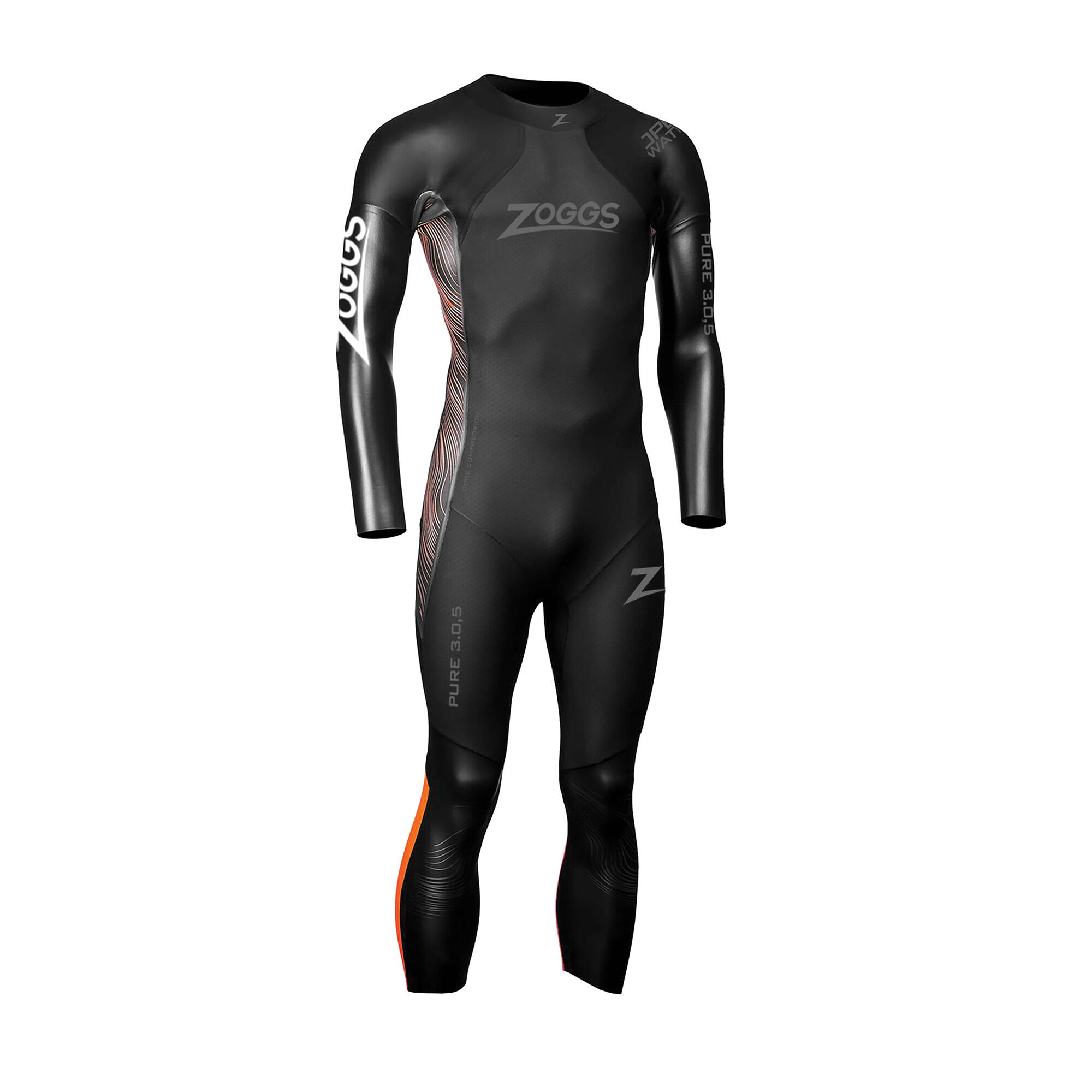 Pianka do pływania męska Zoggs Ow Pure Fs 3,5 mm 3/4 black 3/3