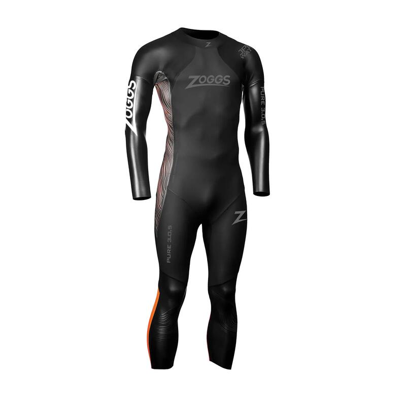 Spumă de înot pentru bărbați Zoggs Ow Pure Fs 3,5 mm 3/4 negru
