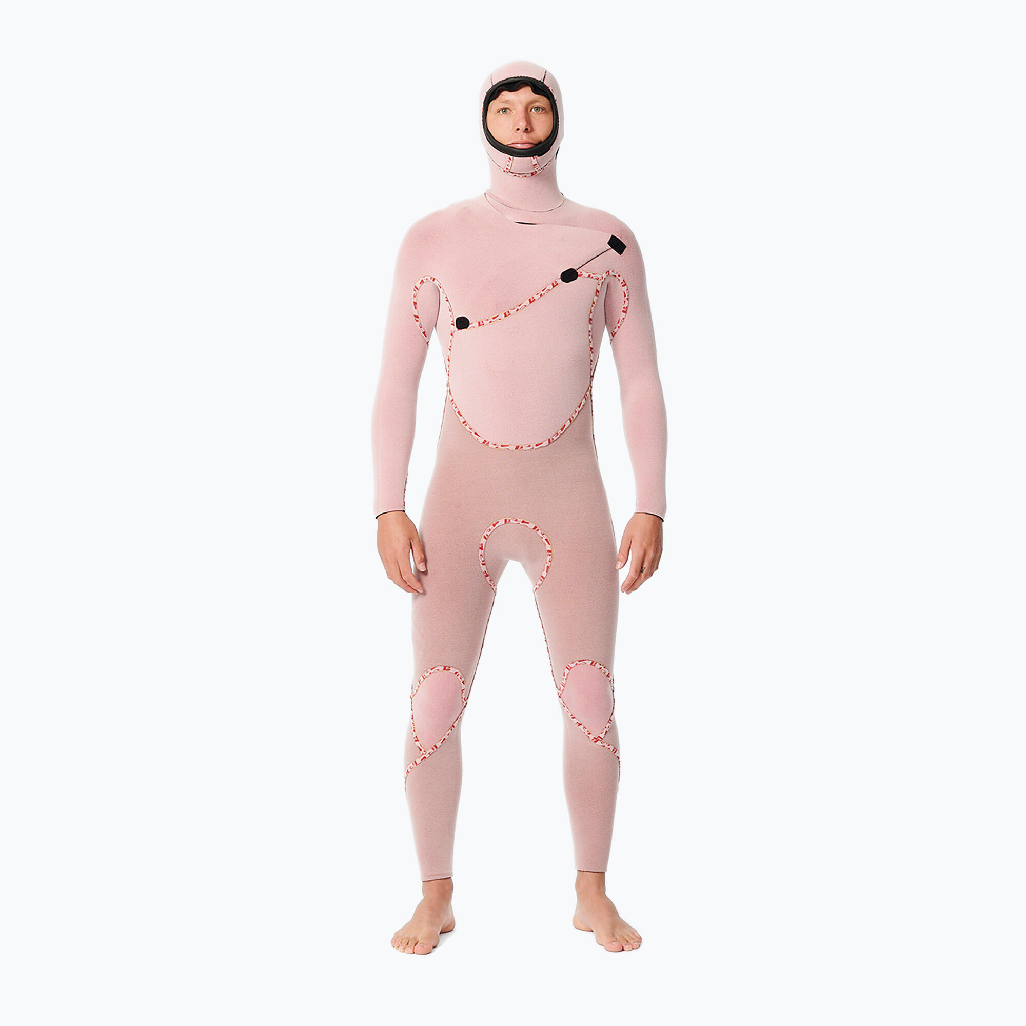 Pianka do pływania męska Rip Curl Flashbomb 6/4mm Hooded Chest Zip black 3/3
