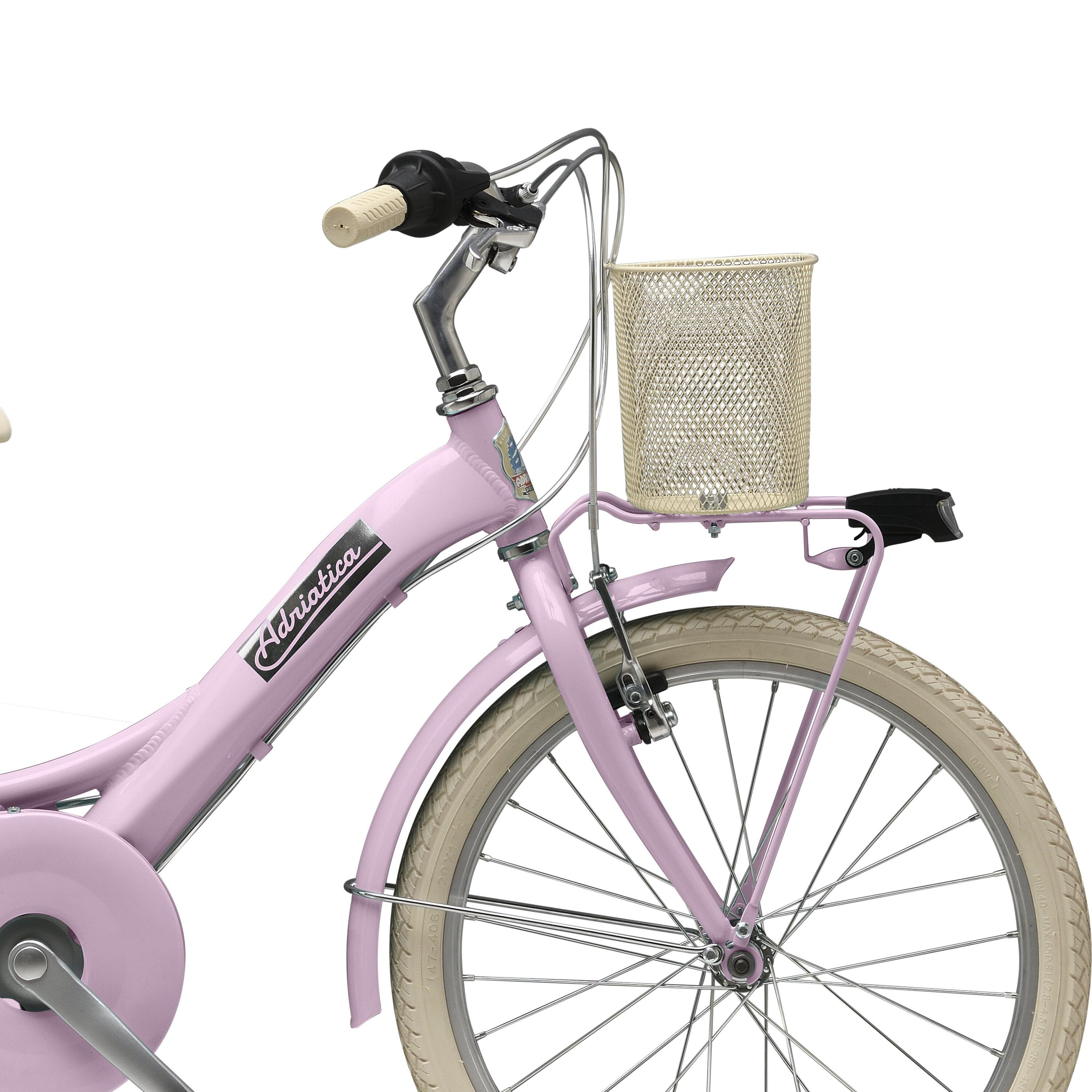 Bicicleta de Cidade de Criança Panda 20" Adriatica 6-9 Anos Rosa 3/3
