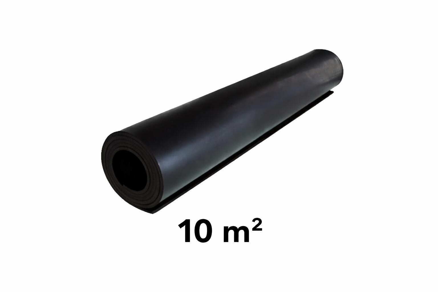 Rollo 10 m Suelo Caucho de 5 mm Grosor Negro Fitness 2/2
