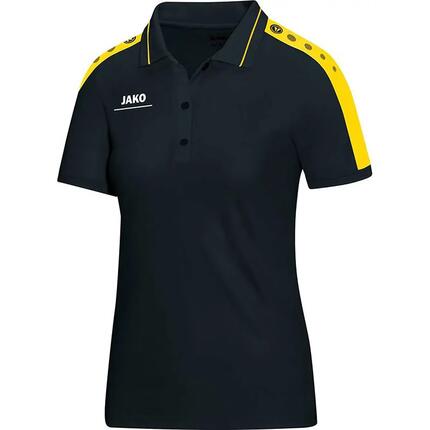 Polo - Sport - Dames - Striker - korte mouwen - zwart/citroen