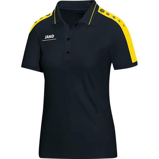 Polo - Sport - Dames - Striker - korte mouwen - zwart/citroen
