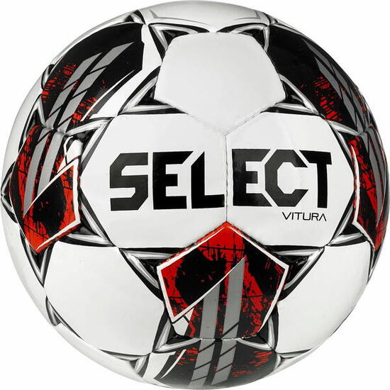 1777 Select Vitura V23 Ballon d'entraînement - Taille 4, Blanc/Rouge