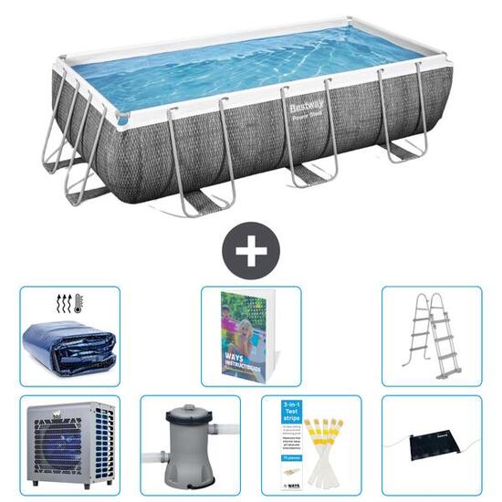 BESTWAY Piscina Bestway Power Steel Rectangular - 404x201x100 cm - S390