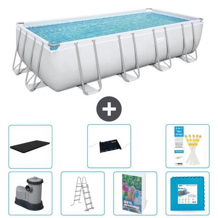 BESTWAY Piscina Bestway Power Steel Rectangular - 549x274x122 cm - S621