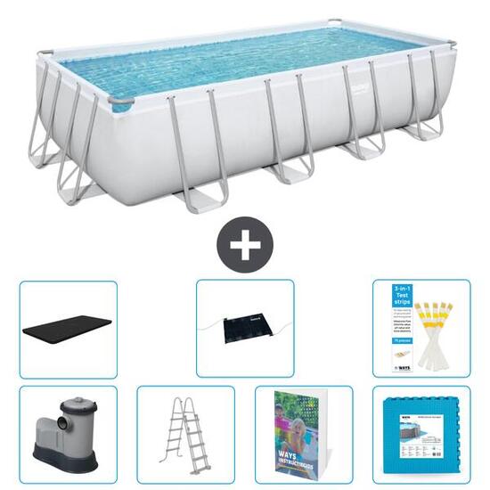 BESTWAY Piscina Bestway Power Steel Rectangular - 549x274x122 cm - S621