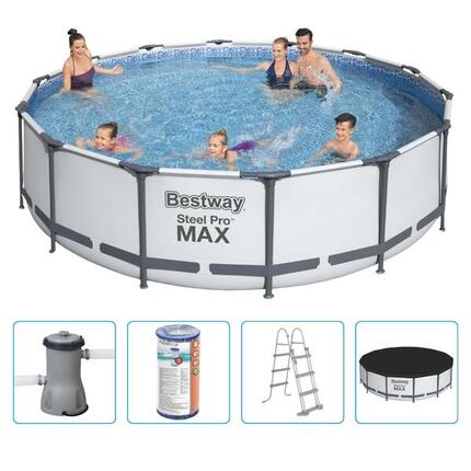 Bestway Steel Pro MAX 427x107cm Pool – 5-teilig