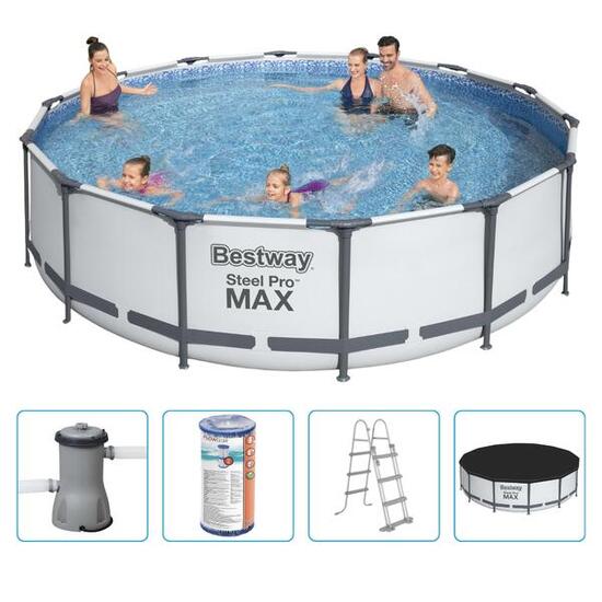 Bestway Steel Pro MAX 427x107cm Pool – 5-teilig