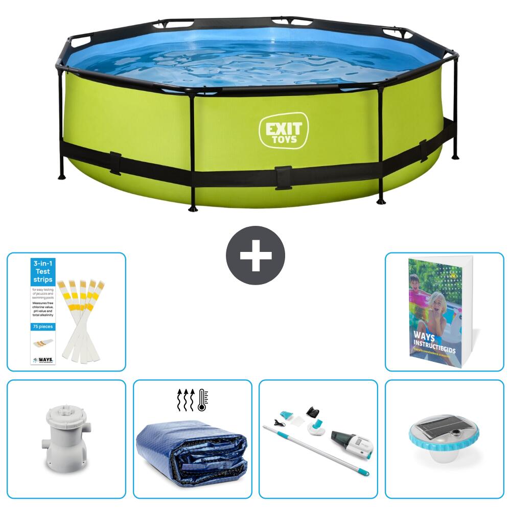 EXIT TOYS Piscina Exit Rotonda - 300x76 cm - 7-pezzi S204 1/7