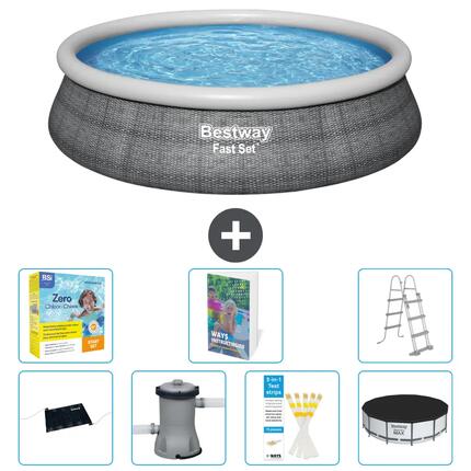 BESTWAY Piscina Bestway Fast Set Redonda - 457x107 cm - 6-piezas S408