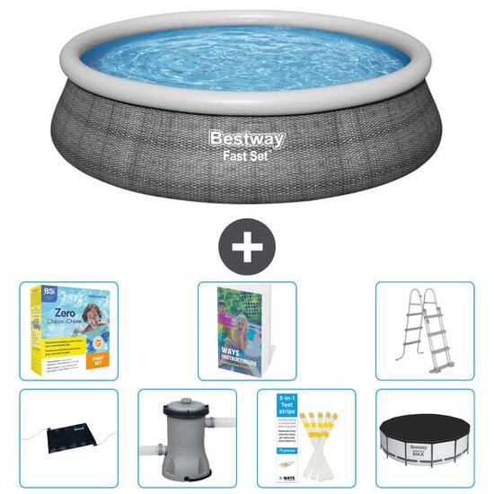 BESTWAY Piscina Bestway Fast Set Redonda - 457x107 cm - 6-piezas S408